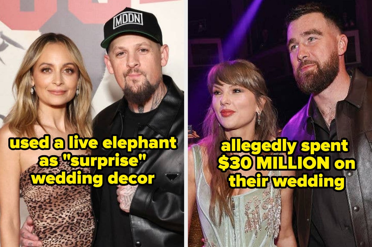 A Singer's $1 Million Wedding Dress, And 15 More Outrageously Expensive Details From Major Celebrity Weddings