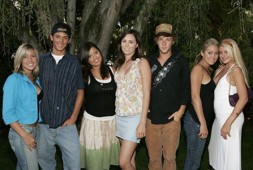 Kristin Cavallari, Stephen Colletti, Lauren Conrad and other cast members from "Laguna Beach"
