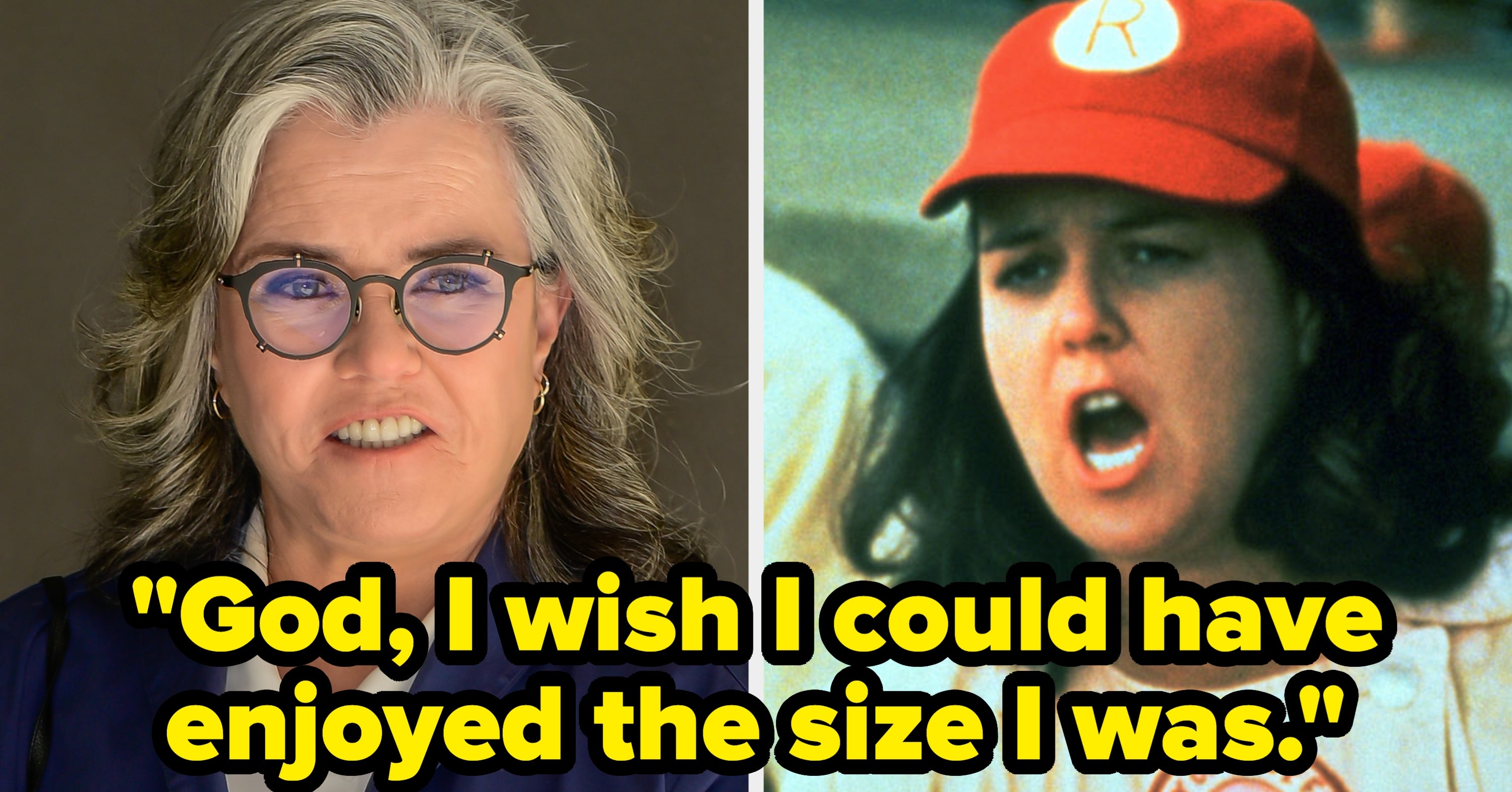 "I Want You To Lose 20 Pounds": Rosie O'Donnell Says That A Famous Star Told Her To Lose Weight On Set