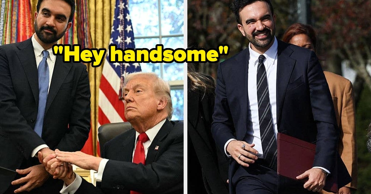 Zohran Mamdani Had The Funniest 2-Word Response To Donald Trump Calling Him "Handsome"