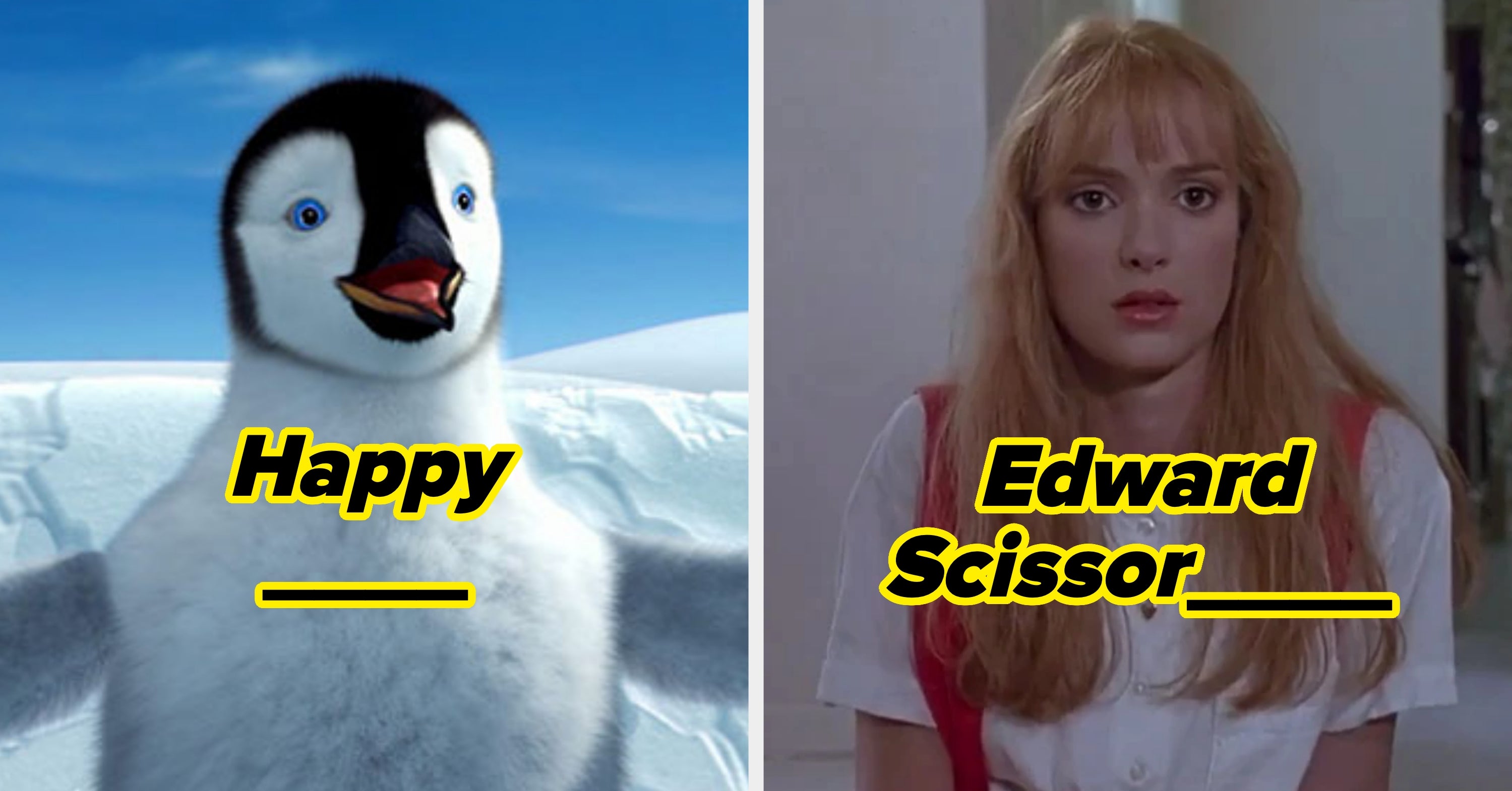 Can You Fill In The Missing Body Parts From These Classic Movie Titles?