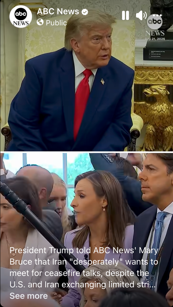  Top, a antheral   successful  a suit   and necktie  seated; Bottom, assemblage  country   with a newsman  holding a microphone