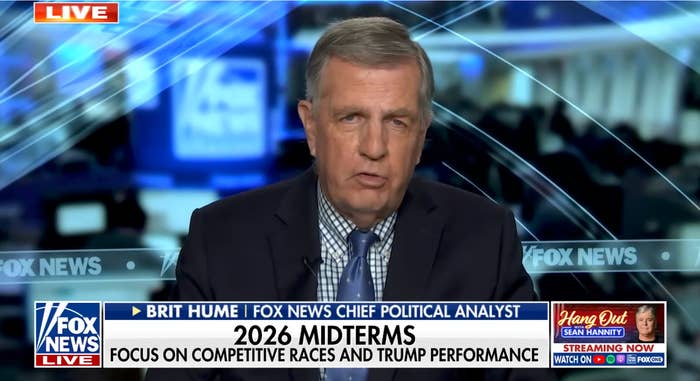 News broadcast with political analyst discussing the 2026 midterms, focusing on competitive races and Trump performance