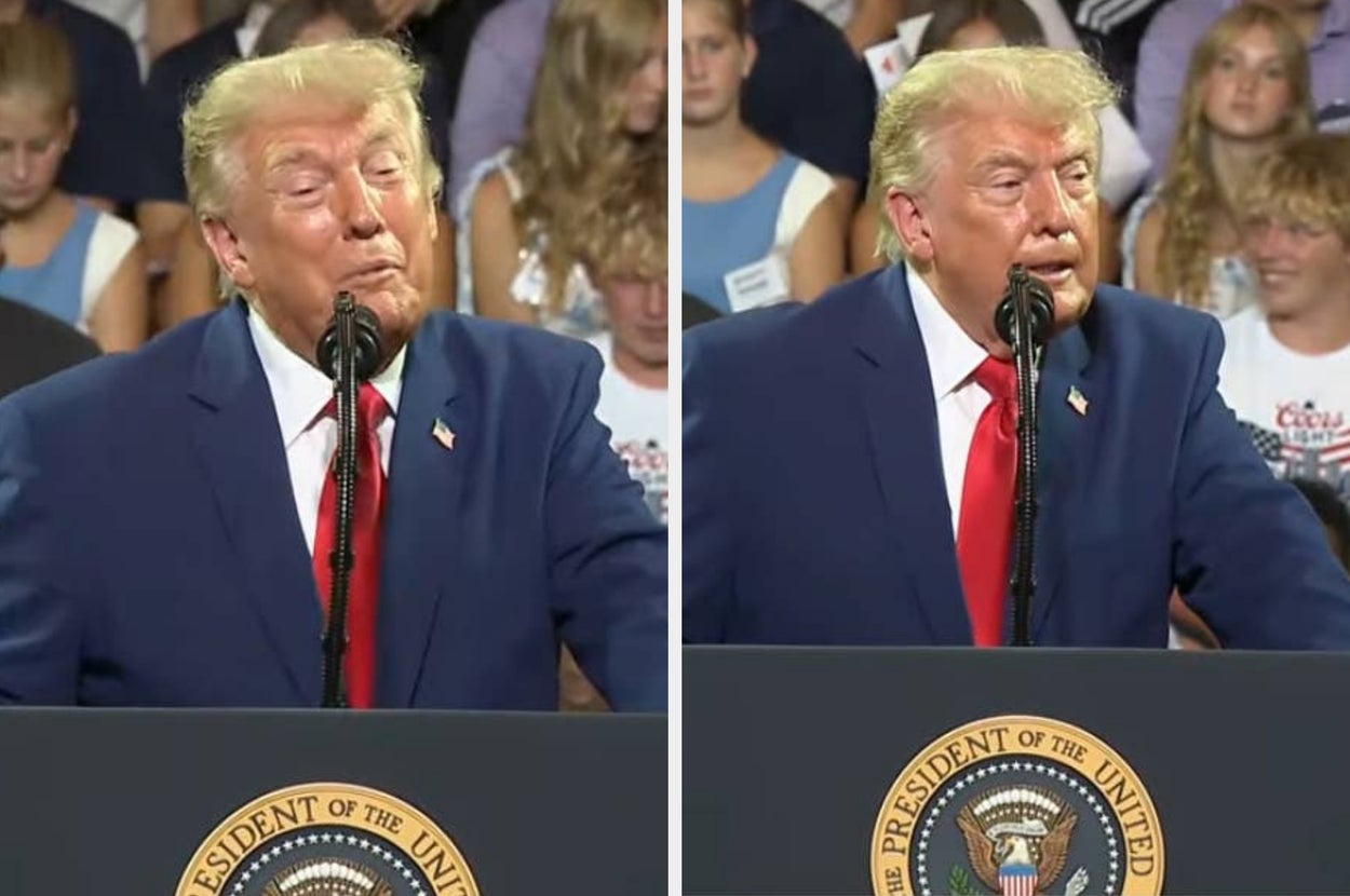 A Rouuuuugh-Looking Trump Made This Flub While Trying To Roast His Opponent On Stage