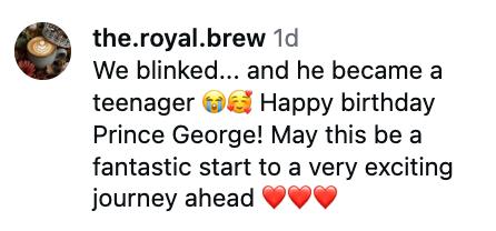 Instagram station  celebrating Prince George's birthday, expressing astonishment  astatine  however  accelerated  he's grown and wishing him an breathtaking  travel  ahead