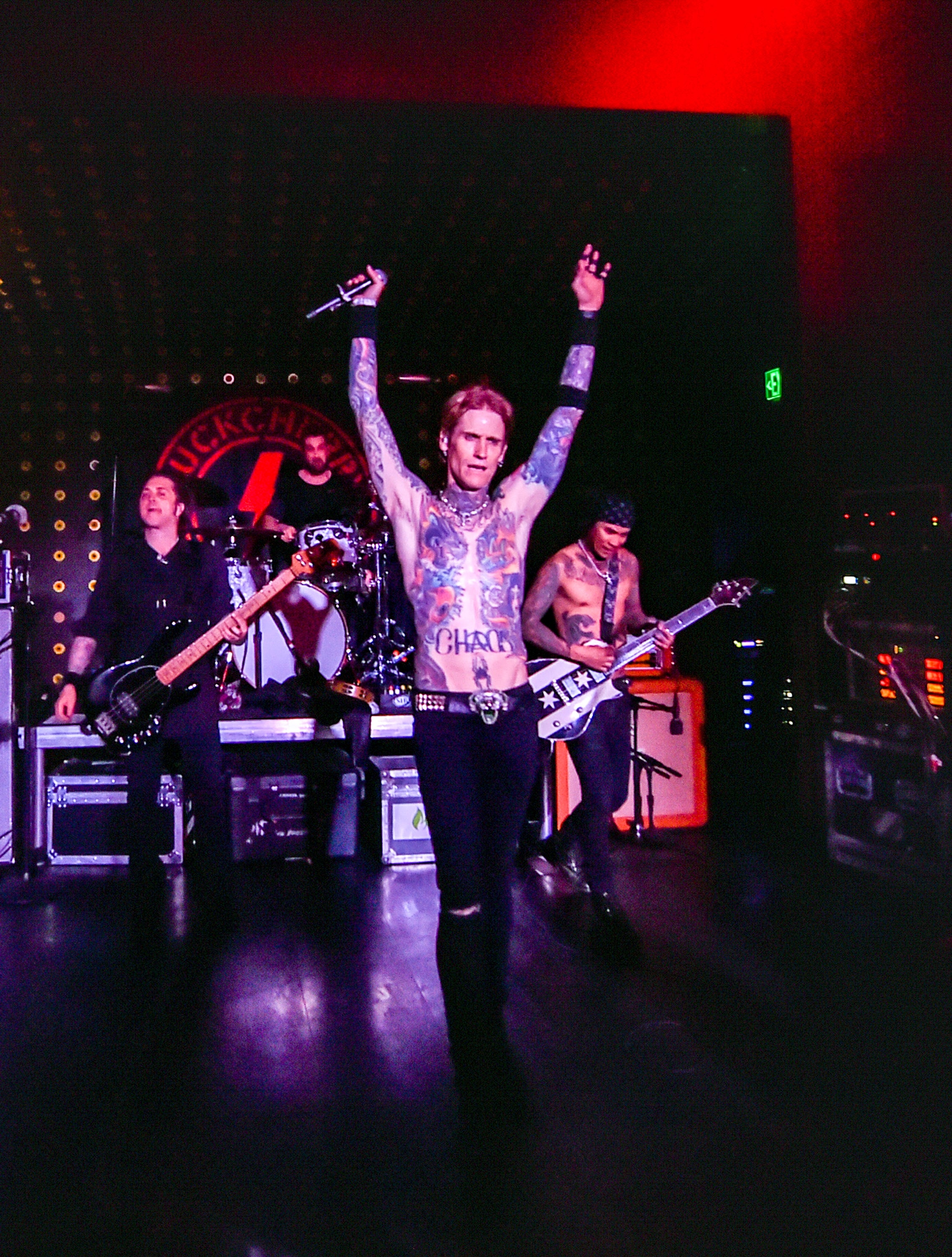 Buckcherry performing onstage