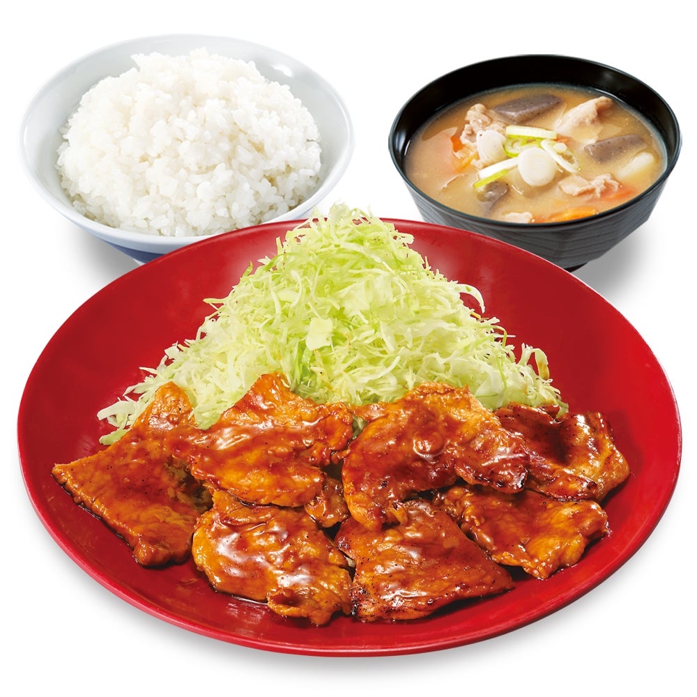 かつやの「豚焼肉定食」の写真