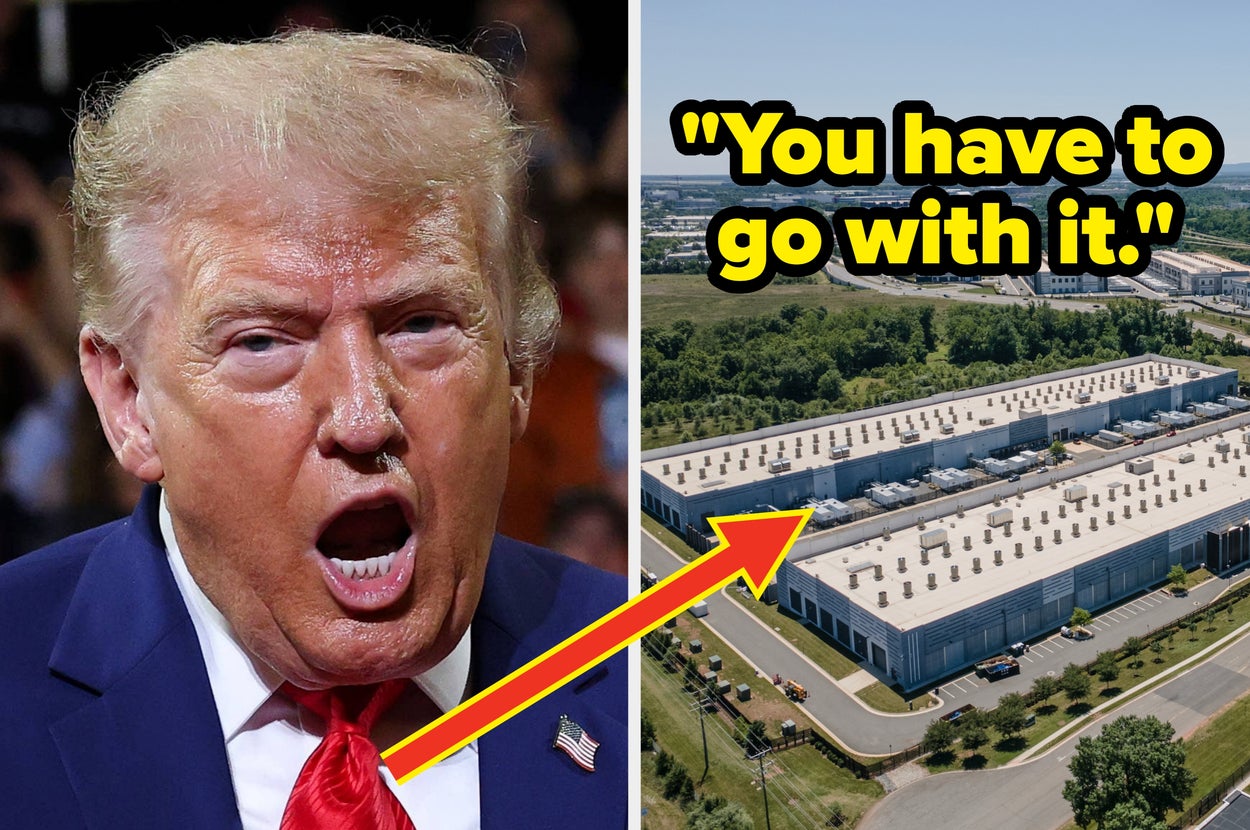 Donald Trump Just Tried To Convince People That Data Centers Are Actually "Great," And The Internet Is Dragging Him Soooo Bad