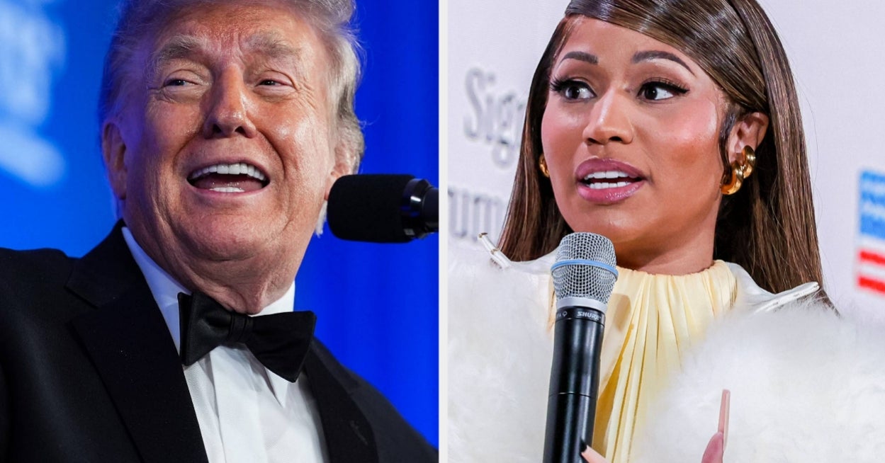 People Can't Believe Trump's White House Correspondents' Dinner Joke About Nicki Minaj Is Real