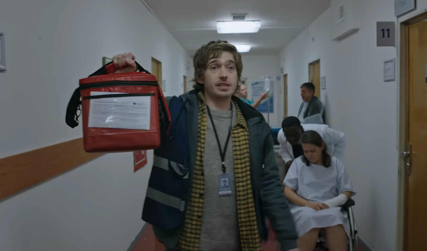 Austin Abrams in "Resident Evil"