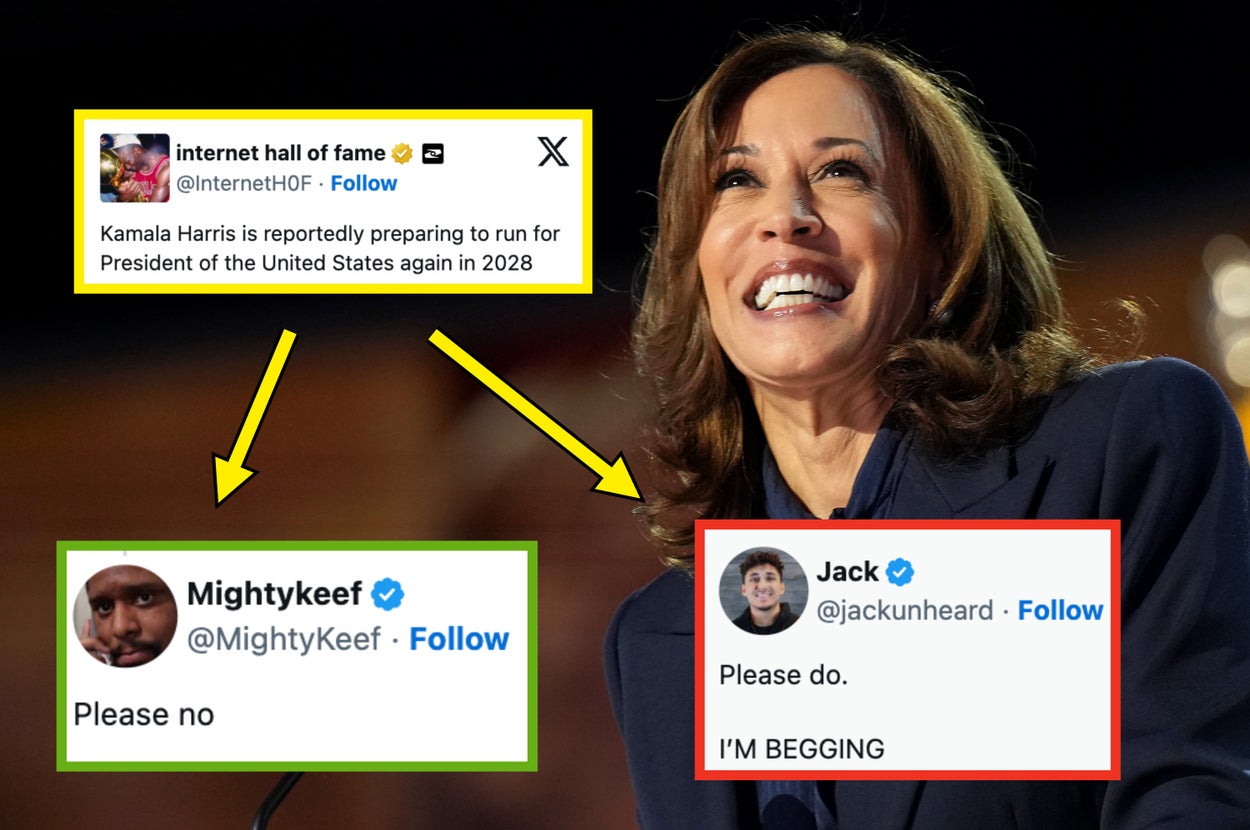 Kamala Harris May Run For President Again, And The Internet's Response Is Suuuuper Divided