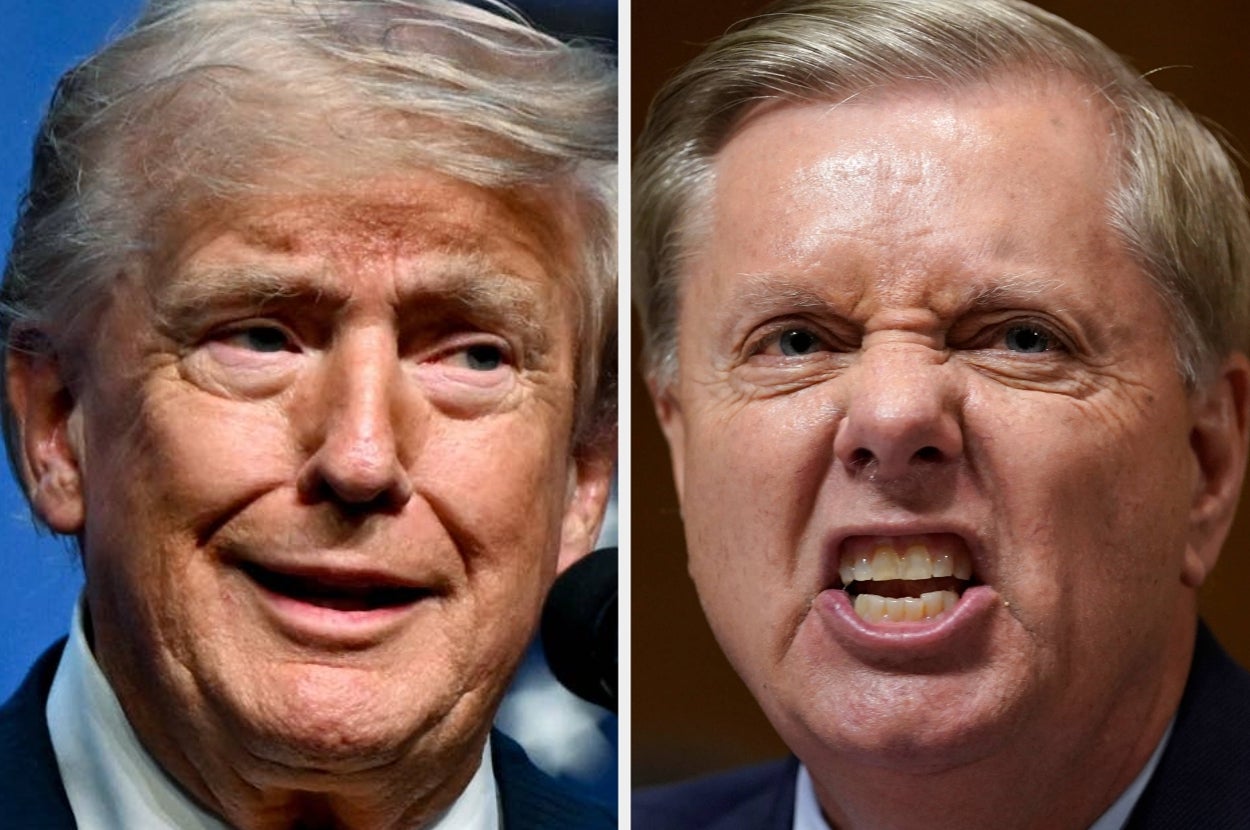 Trump Admitted He "Did Something That I Shouldn't Have Done" In His Funeral Speech For Lindsey Graham