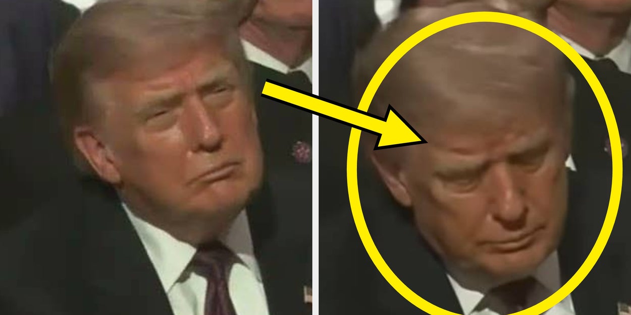 White House Denies Trump Slept At Graham Funeral