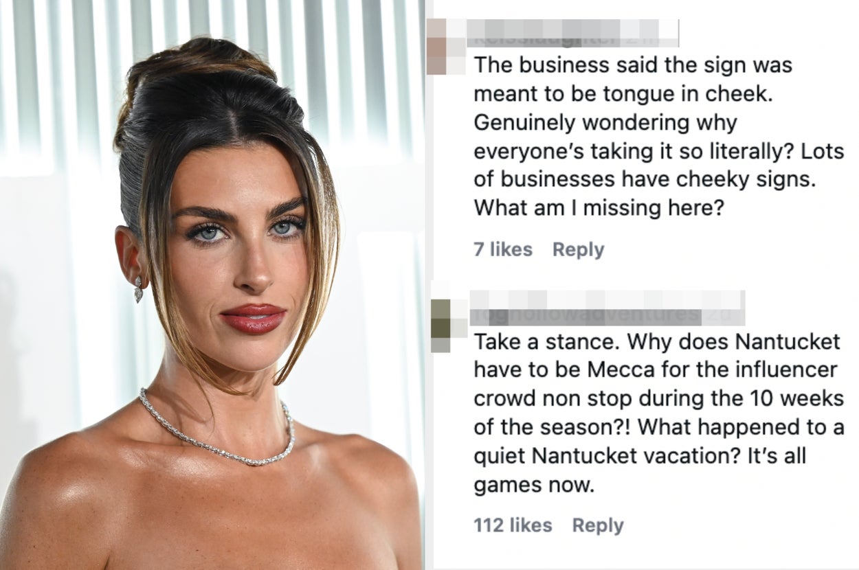 "Please Get A Grip On Reality": This Nantucket Shop's "No Influencers" Sign Is Sparking A Huge Debate Online