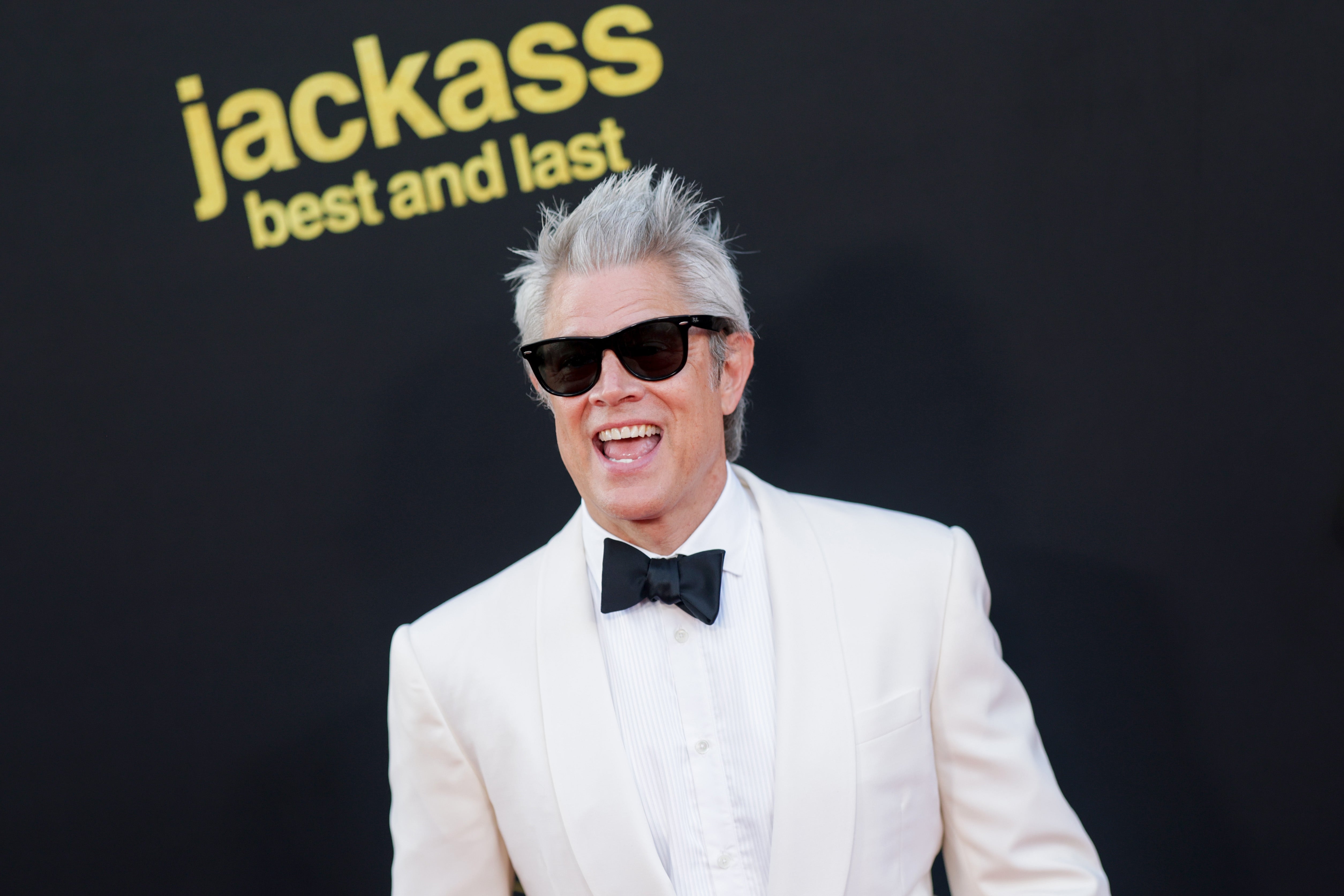 Johnny Knoxville on the red carpet
