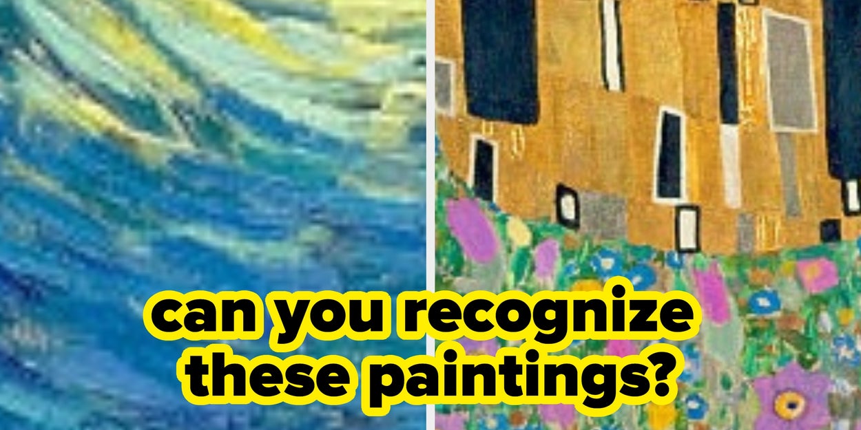 Think you know art? Prove it by naming these 20 masterpieces from just one zoomed-in section