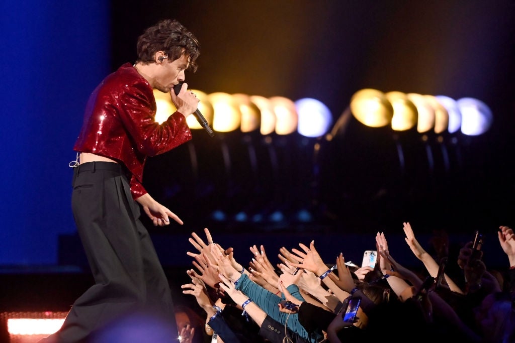 ハリー・スタイルズ（＝2023年2月、ブリット・アワードにて）Dave J Hogan / Dave J. Hogan / Getty Images