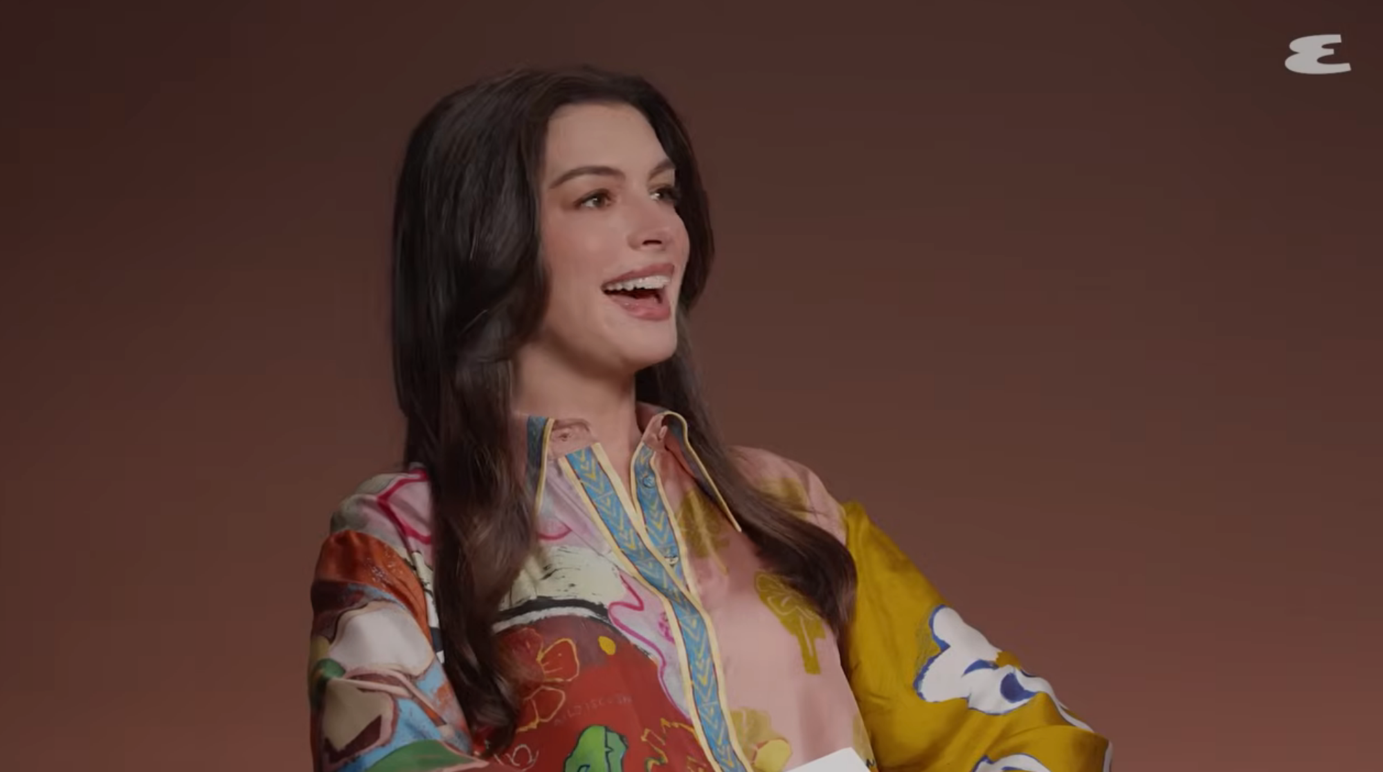 Anne speaking in an interview