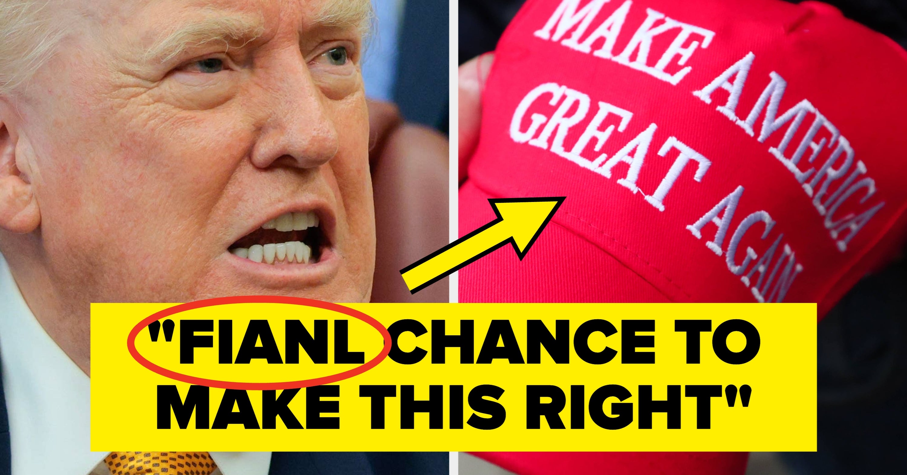 Trump Issued A Bonkers Ultimatum To Supporters If They Don't Pay Up