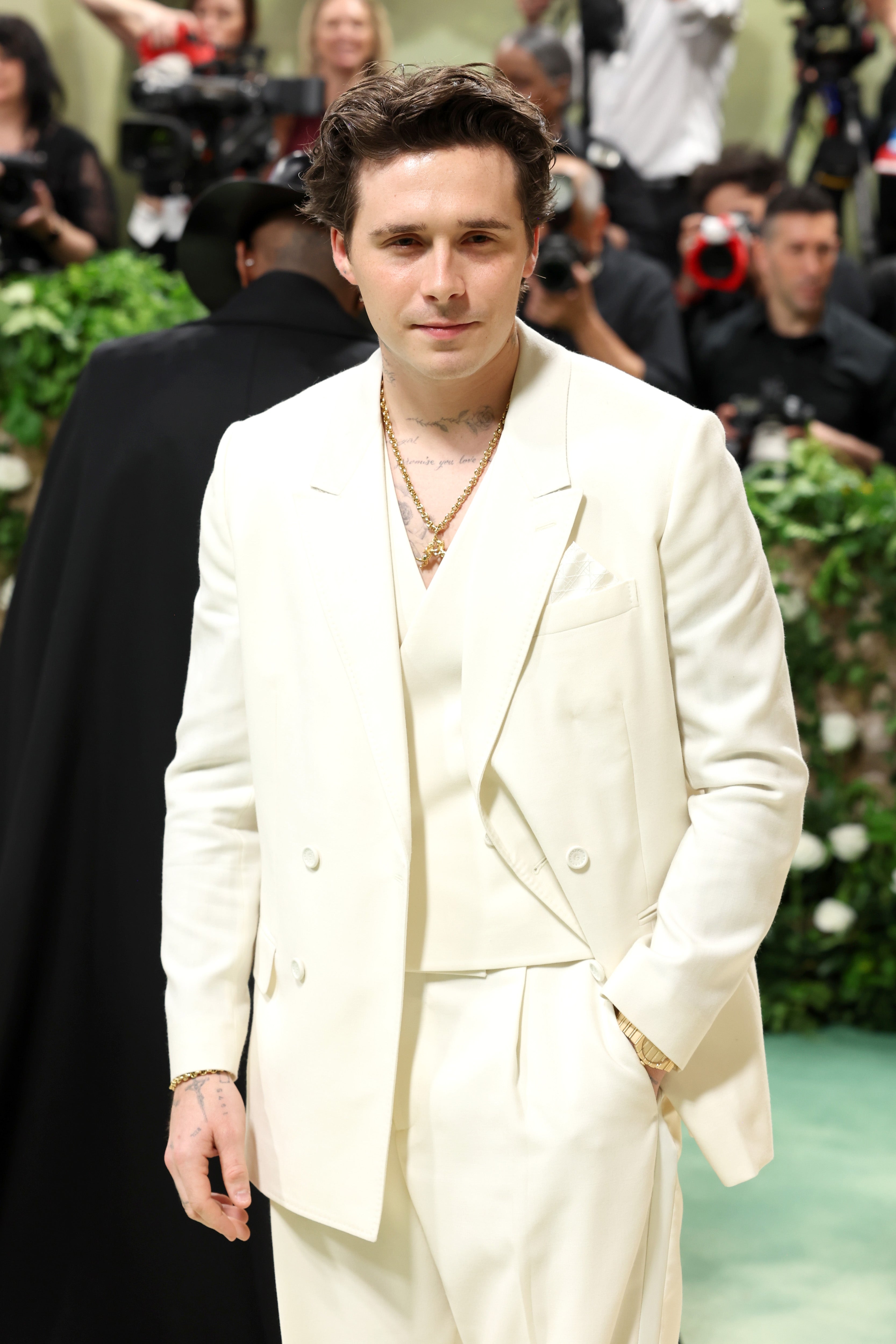 Brooklyn at an event