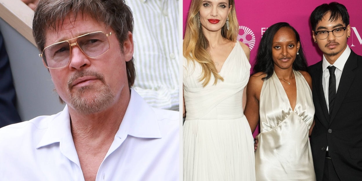 Brad Pitt Talks 'Family Stuff' After His Kids' Name Changes