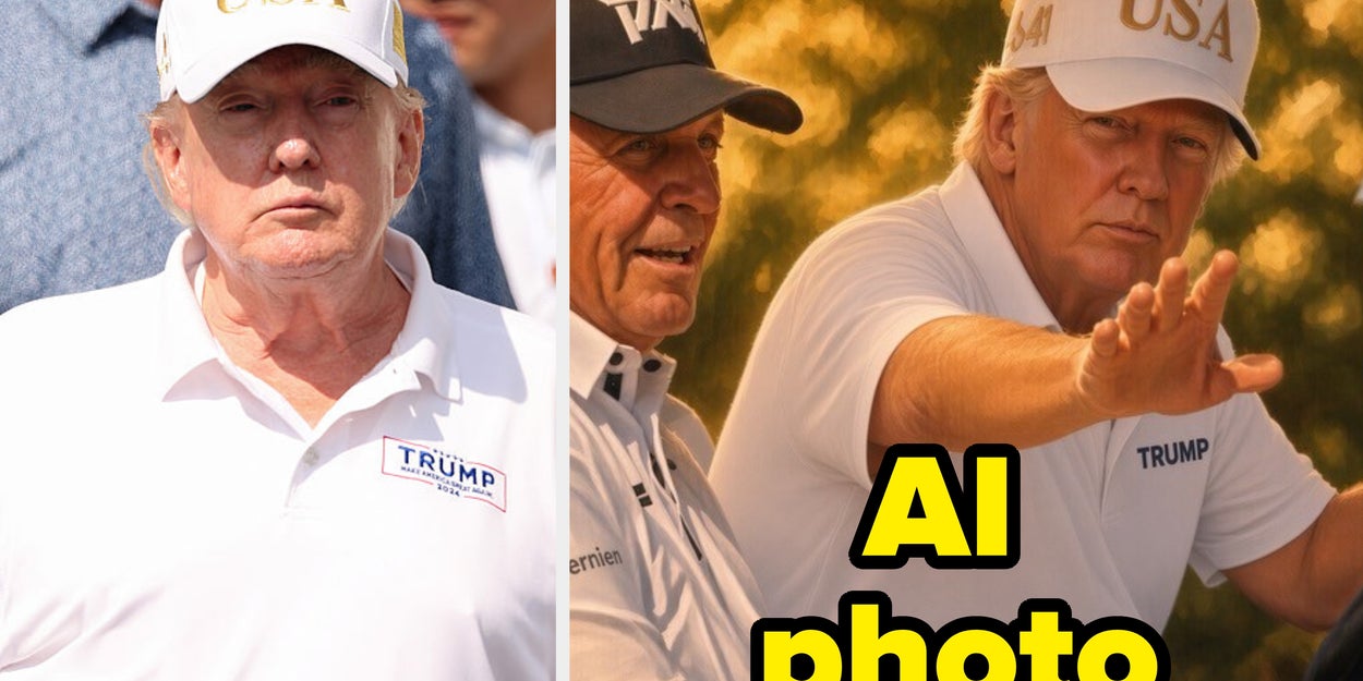 Trump's Fake AI Photo Exposed—See The Real Image
