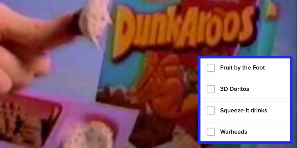I'll Be Impressed If You Can Say You've Tried At Least Half Of These '90s/Early 2000s Snacks
