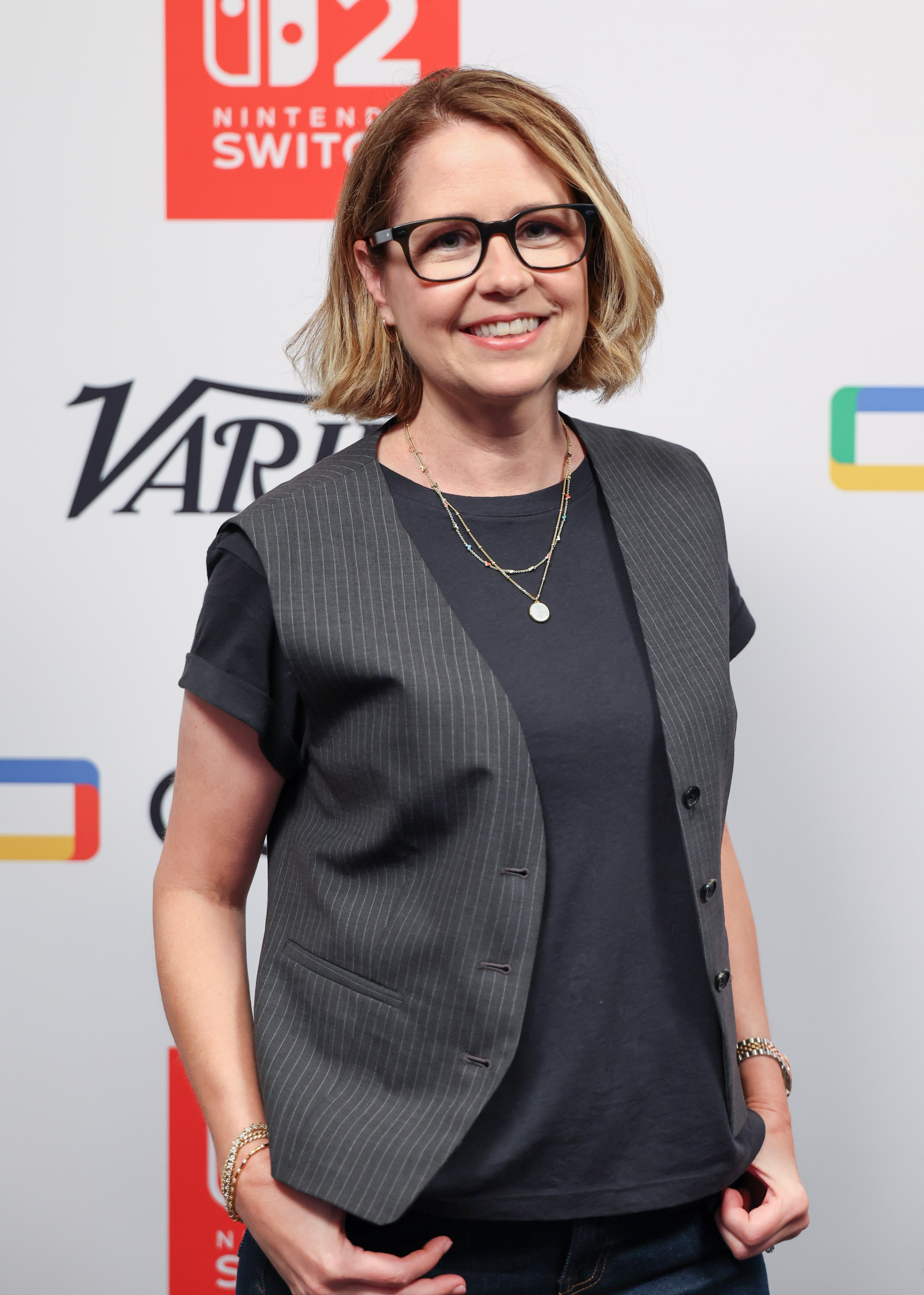 Jenna Fischer on the red carpet