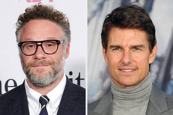 Seth Rogen and Tom Cruise at events