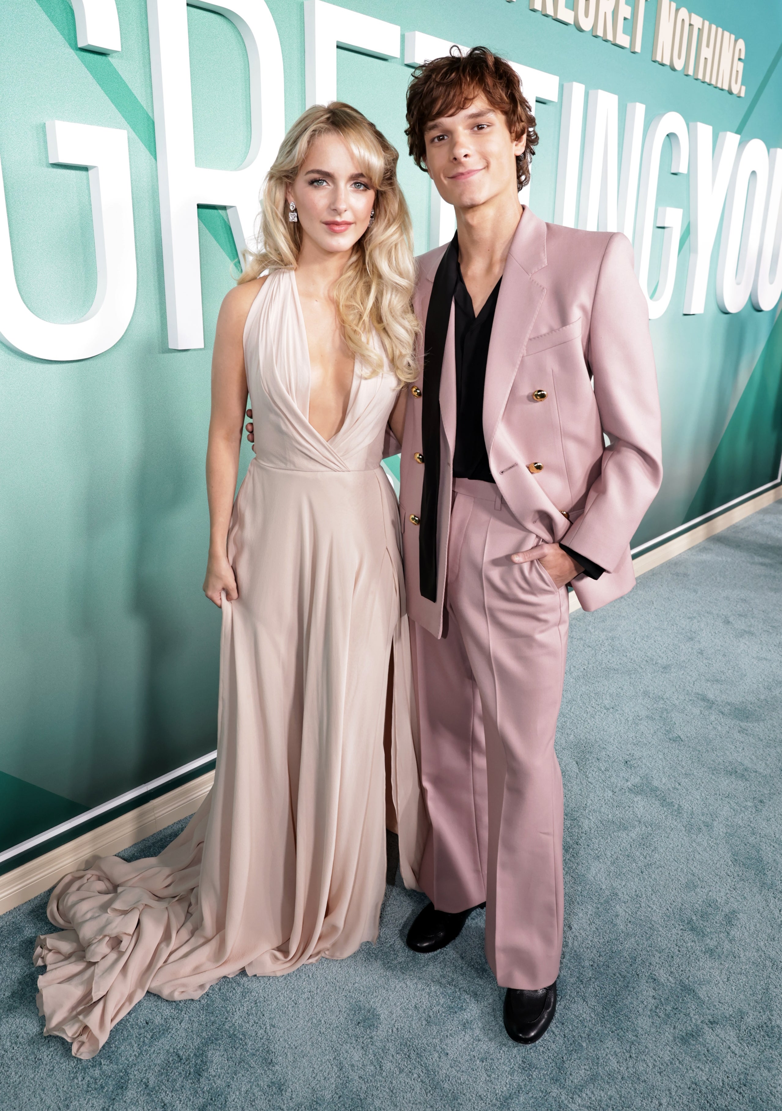 Mckenna Grace and Mason Thames on the red carpet