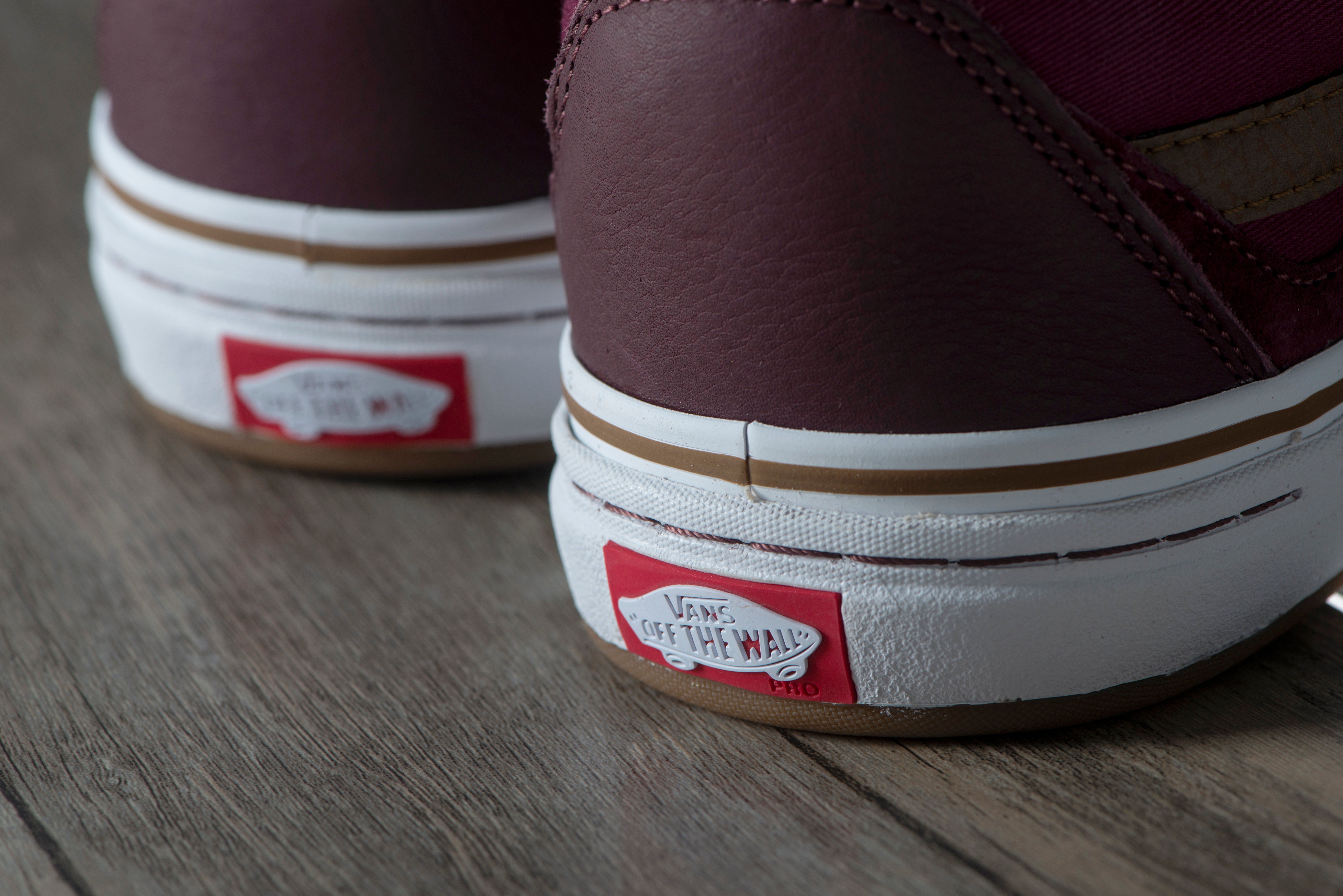A pair of Vans shoes