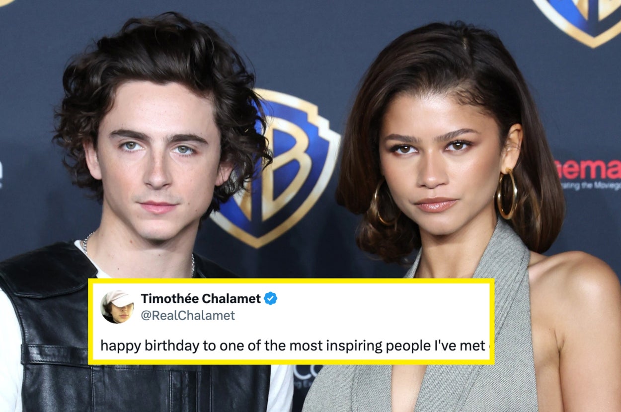 Timothée Chalamet’s Lengthy Birthday Tribute To Zendaya From 2020 Has Resurfaced, And People Are Being Kinda Weird About It