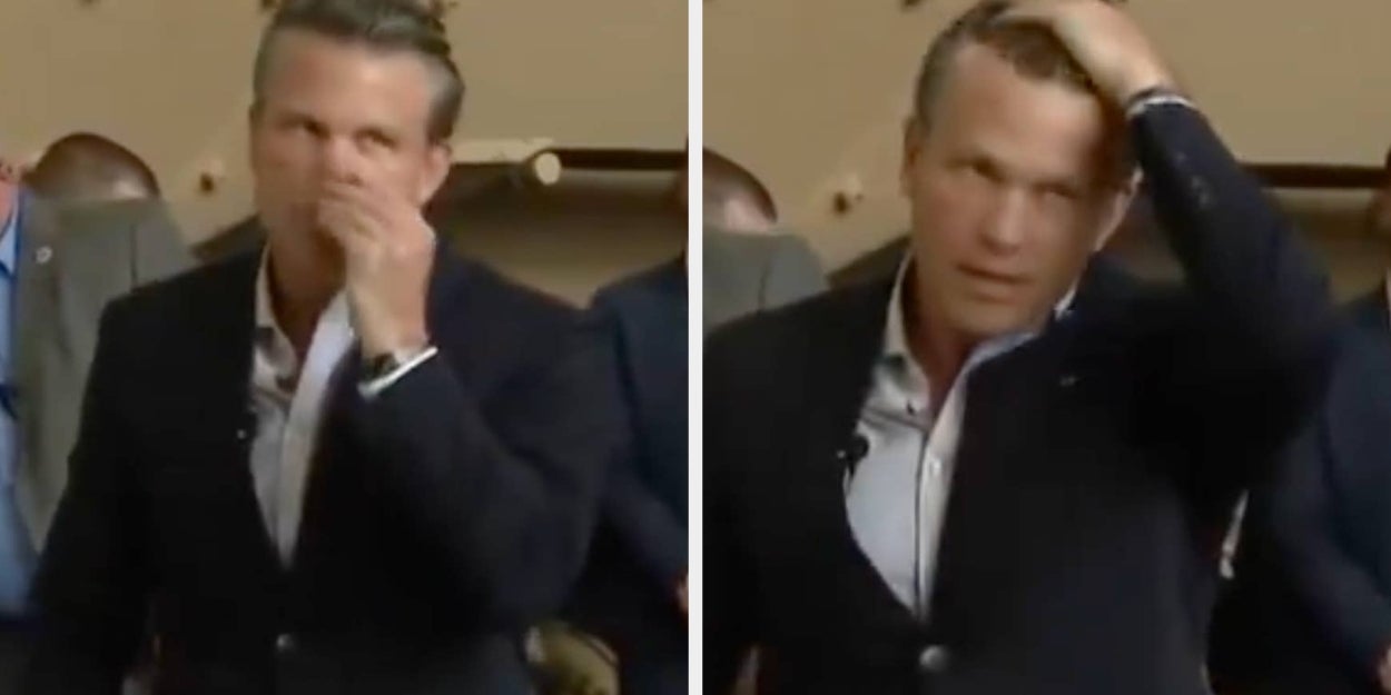 This Pete Hegseth Moment Is Going Viral For Being Really, Really Gross
