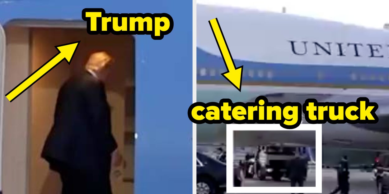 The Exact Moment Trump May Have Snuck Off Air Force One