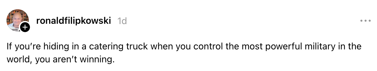Kommentar som sier: 
