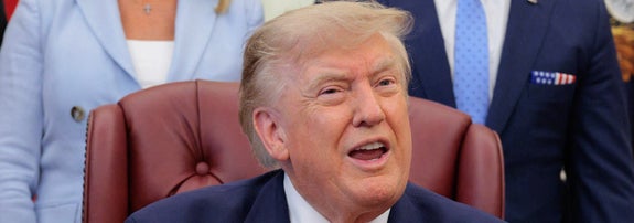 ドナルド・トランプ米大統領（＝2026年8月3日撮影）/ CHIP SOMODEVILLA / AFP＝時事