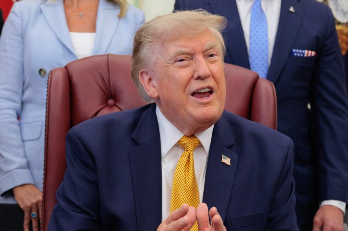 ドナルド・トランプ米大統領（＝2026年8月3日撮影）/ CHIP SOMODEVILLA / AFP＝時事