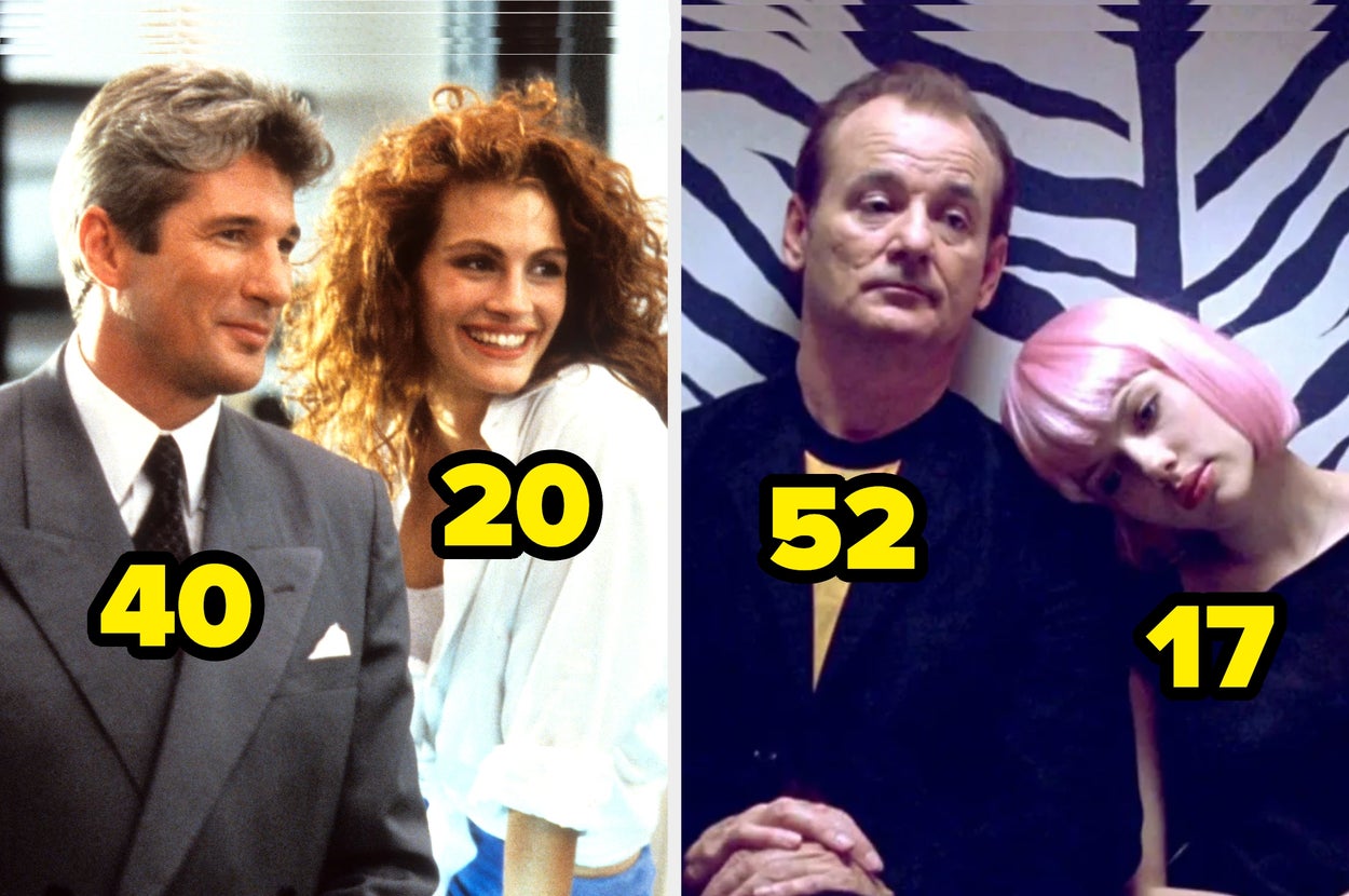 18 Age Gaps Between Iconic Movie Couples That Get Wayyyy More Uncomfortable Once You Learn How Young The Actors Really Were