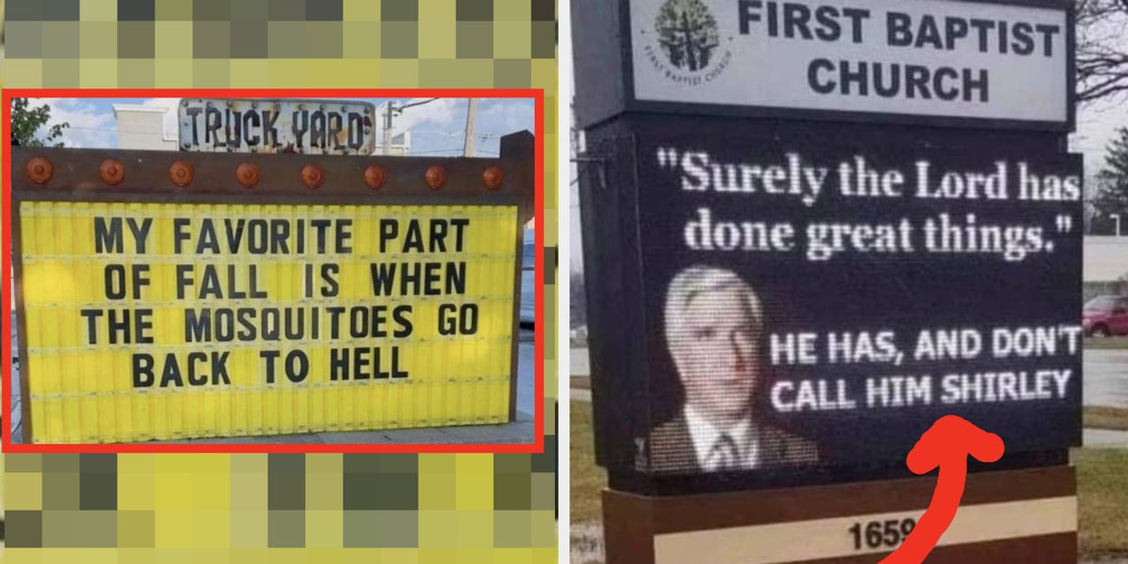 Funniest Signs Of The Week That Went Viral
