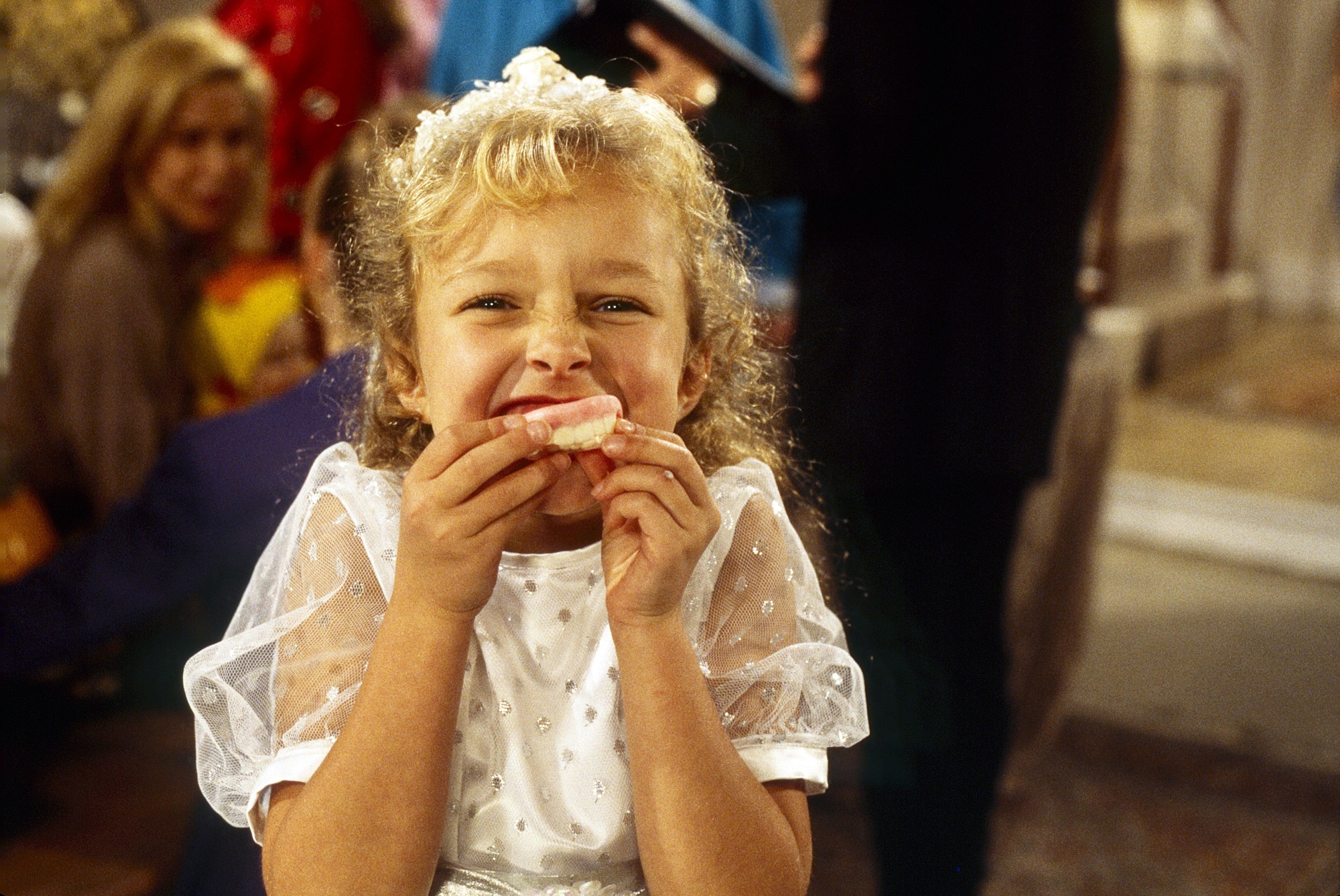 Hayden on the "Guiding Light" set as a child