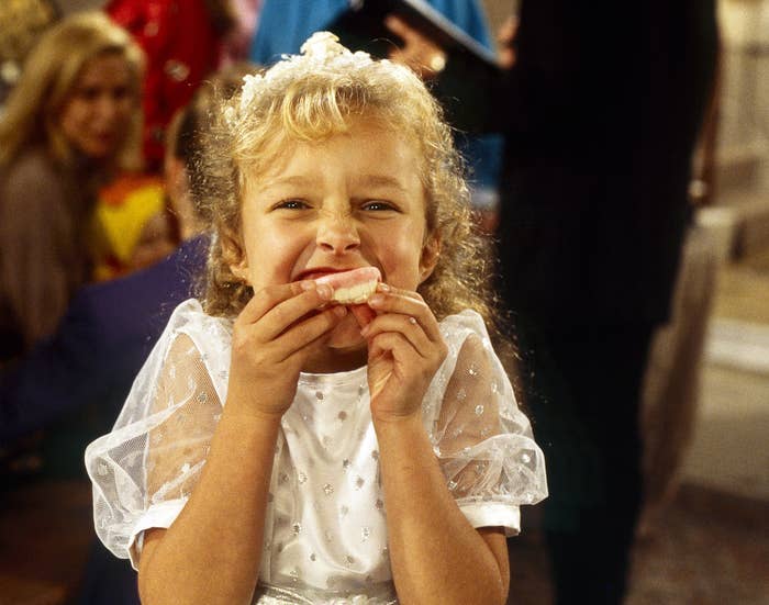 Hayden on the "Guiding Light" set as a child