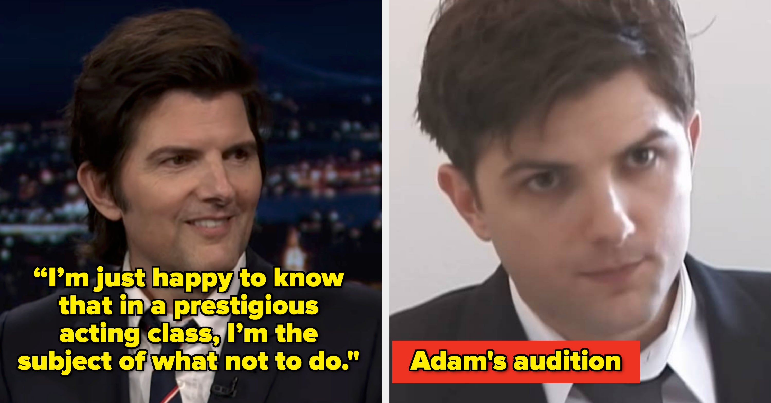 Adam Scott’s Daughter Was Left “Mortified” When Her Acting Teacher Used His Failed “The Office” Audition Tape As An Example Of “What Not To Do”