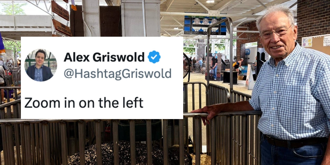Chuck Grassley's State Fair Tweet Gone Wrong