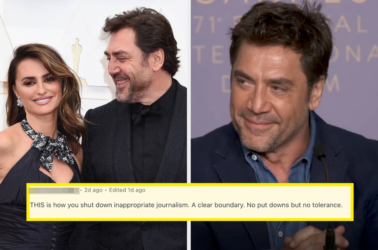 “Javier Wasn’t Having Any Of It”: A Clip Of Javier Bardem Straight-Up Refusing To Humor A Misogynistic Question About His Wife, Penélope Cruz, Has Resurfaced Online