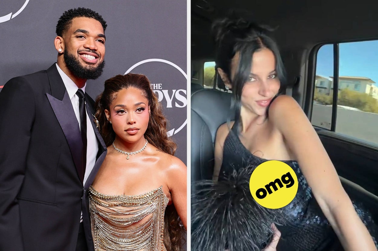 A Guest At Jordyn Woods’s Star-Studded Wedding Is Going Viral For Her “Diabolical” Sheer Dress