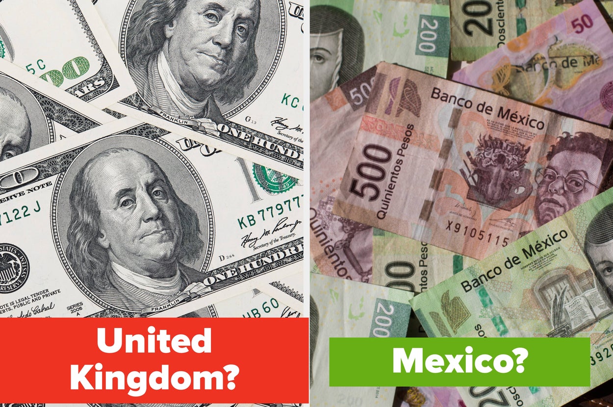 Can You Match The Country To A Picture Of Its Money?