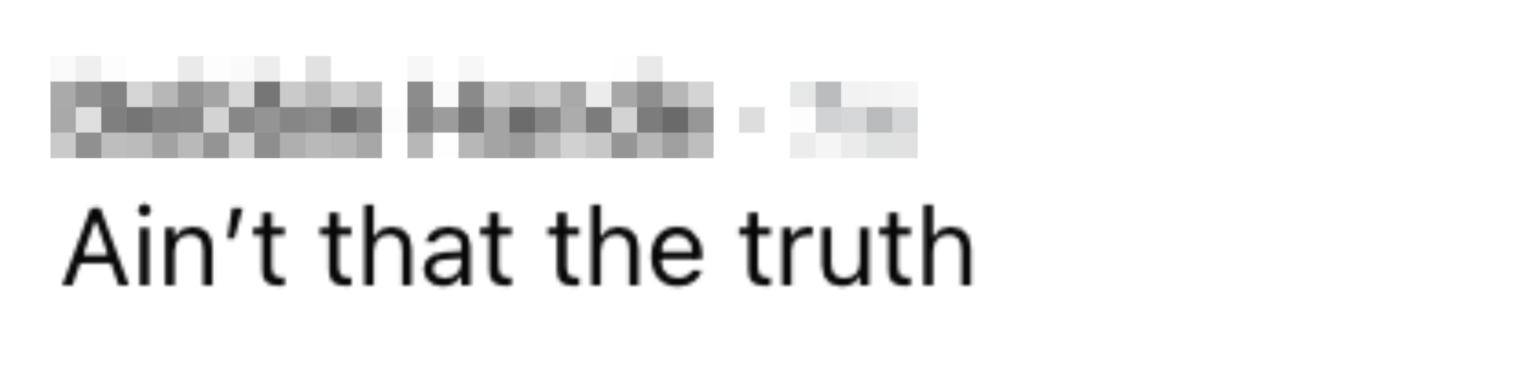 Kommentar som lyder