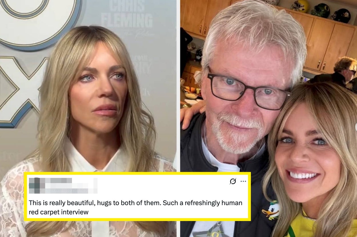 “This Made Me Cry”: A Red Carpet Reporter Opened Up About His Own Grief As He Spoke To Kaitlin Olson About Her Dad’s Death, And People Are Literally Sobbing