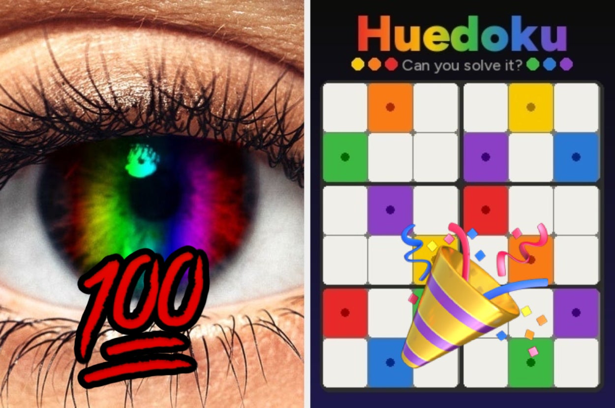 To Celebrate Our 100th Huedoku, We Made One That MIGHT Completely Break Your Brain