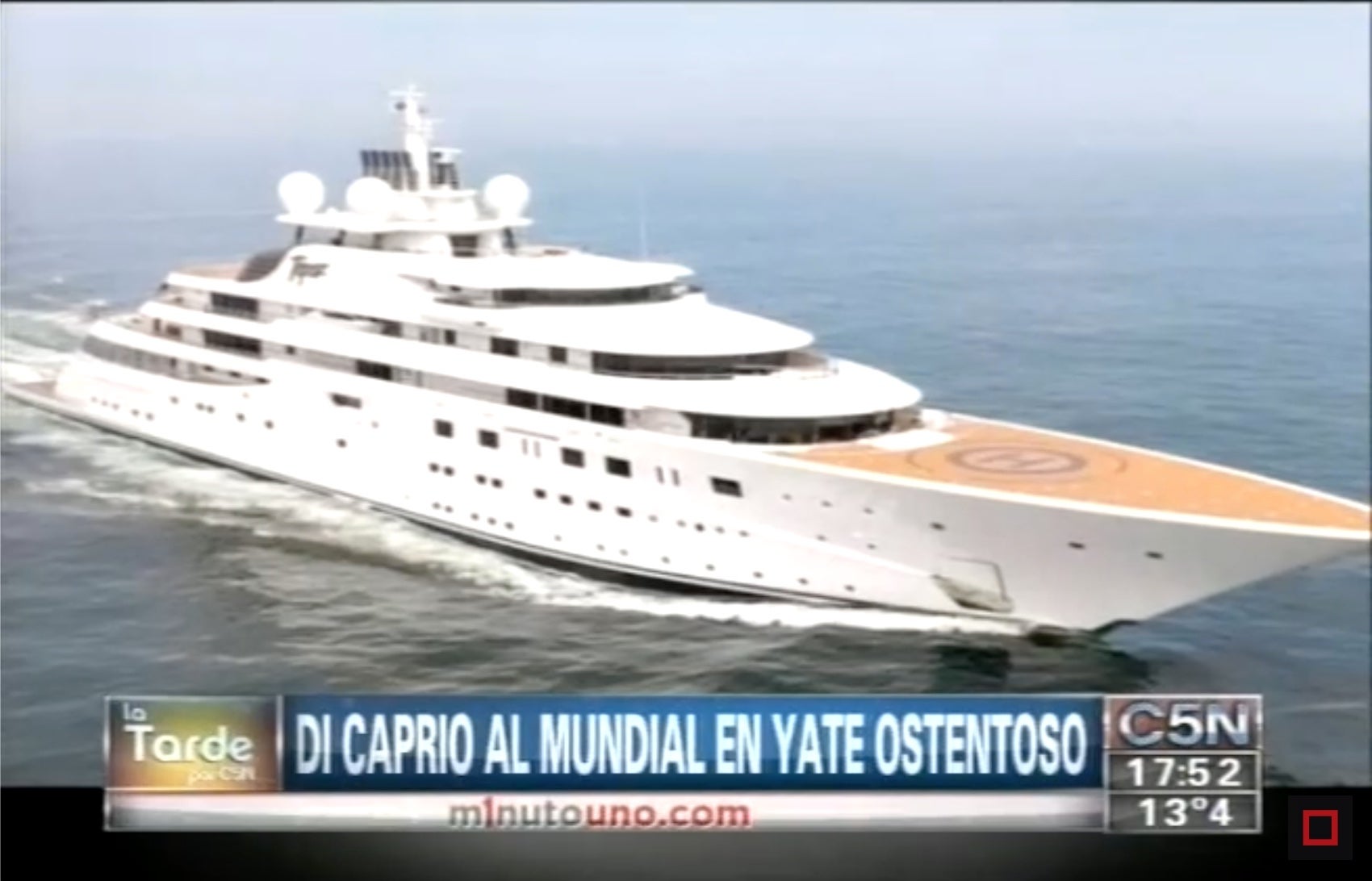 The Topaz, a luxurious superyacht docked near Rio de Janeiro ahead of the 2014 FIFA World Cup